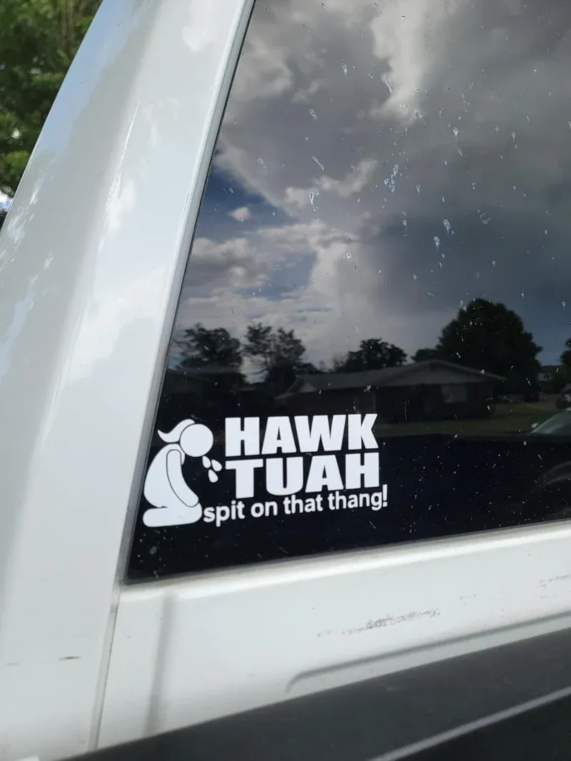 🤣Hawk Tuah Sticker | Spit on That Thang Car