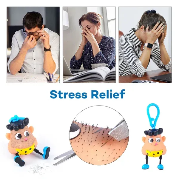 🔥Summer Hot Sale Promotion-49% OFF😆-Fidget Pimple Popper Keychain Toy