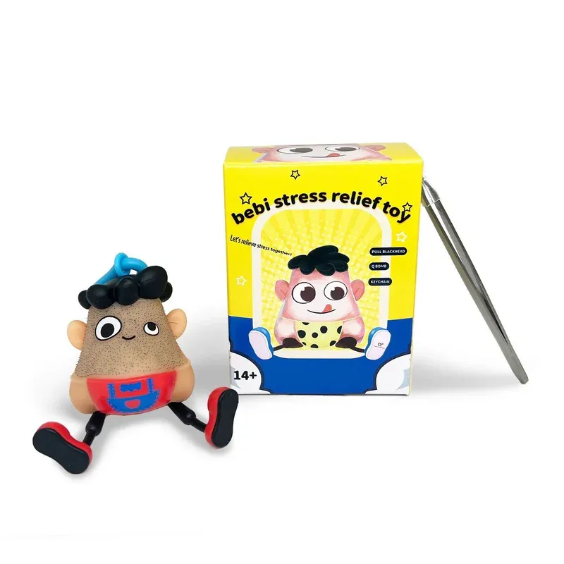 🔥Summer Hot Sale Promotion-49% OFF😆-Fidget Pimple Popper Keychain Toy