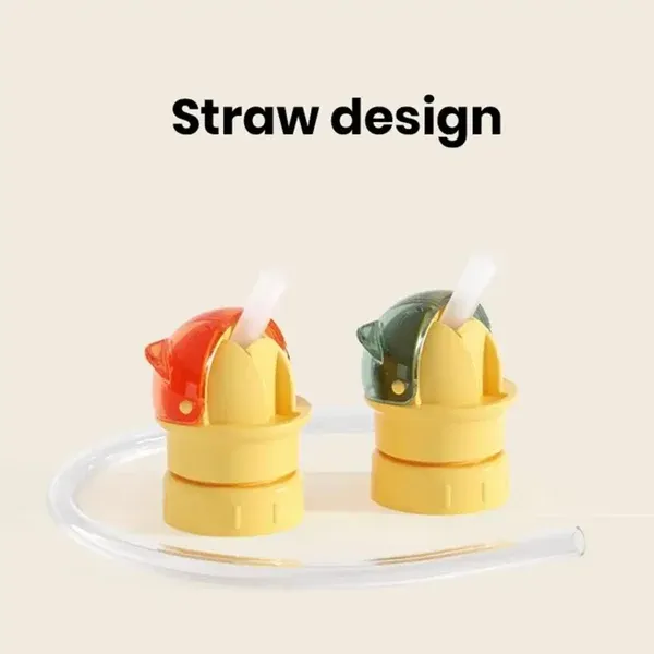 Reusable👼 Children👼👼 Beverage Water Bottle Straw Lid-Festivesl