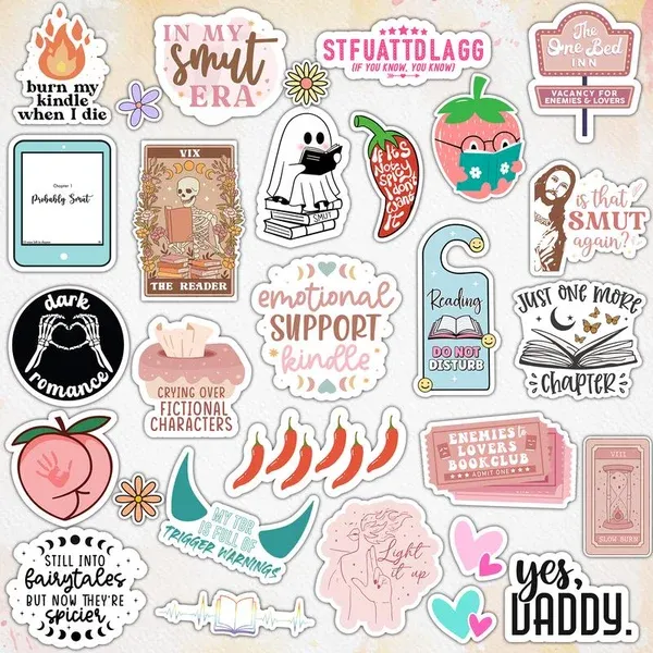 LAST DAY 49% OFF--120 PCS Book Stickers for Kindle-Festivesl
