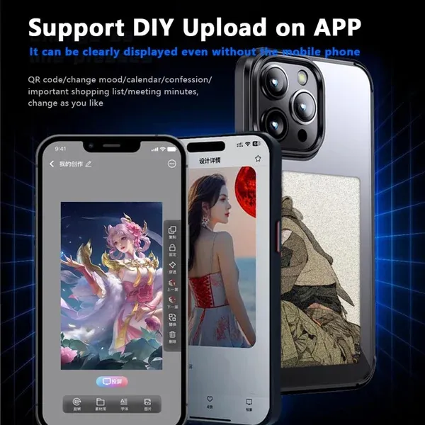 NFC Projection DIY Smart Display Customized Phone Case【Free Shipping】-Festivesl