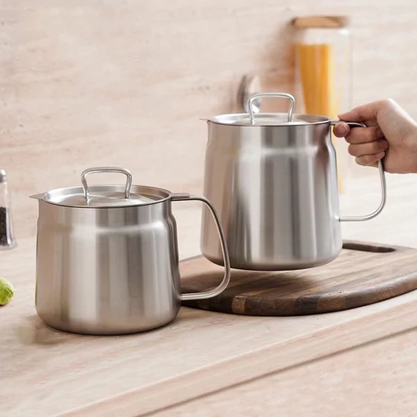 2-in-1 304 Stainless Steel Multifunctional Oil Strainer Pot-Festivesl
