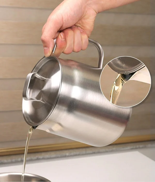 2-in-1 304 Stainless Steel Multifunctional Oil Strainer Pot-Festivesl