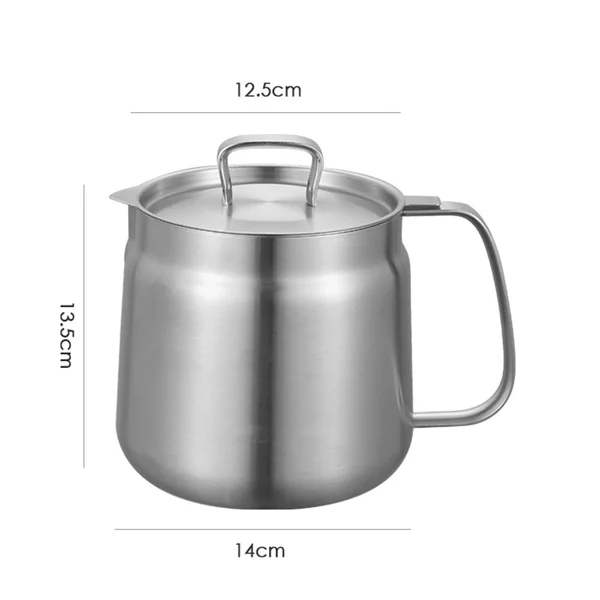 2-in-1 304 Stainless Steel Multifunctional Oil Strainer Pot-Festivesl