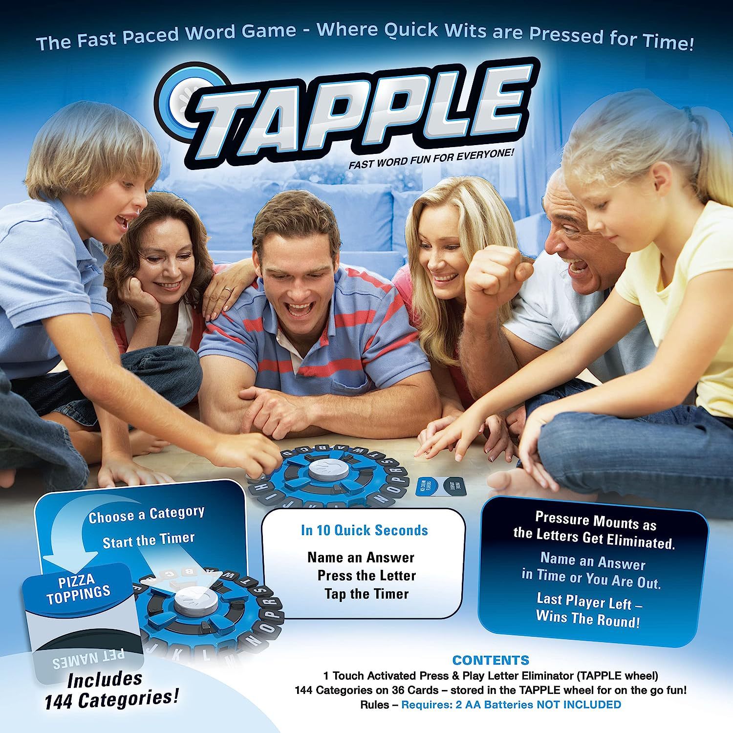 Word Game | Fast-Paced Family Board Game| Learning Game Great for All Ages-Festivesl