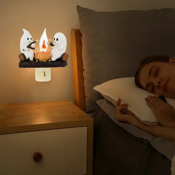 2024 Ghost Campfire Flickering Nightlight✨🔥👻(BUY 2 FREE SHIPPING)-Festivesl