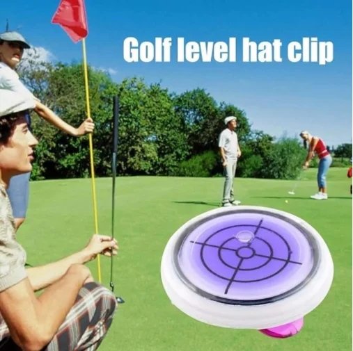 🔥(Golf trainer)Golf Ball Marker Round Cap Clip Mark with Level Function(Buy 1 Get 1 Free)
