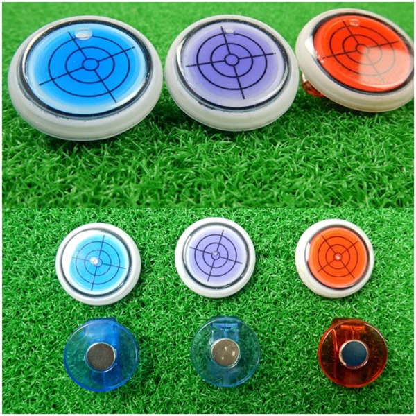 🔥(Golf trainer)Golf Ball Marker Round Cap Clip Mark with Level Function(Buy 1 Get 1 Free)