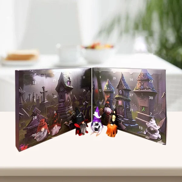 🎃Early Halloween Sale👻2024 Halloween Gnome Puzzle Countdown Calendar