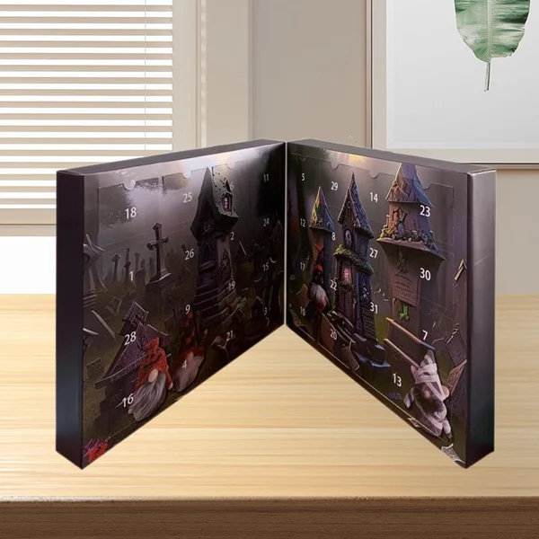 🎃Early Halloween Sale👻2024 Halloween Gnome Puzzle Countdown Calendar