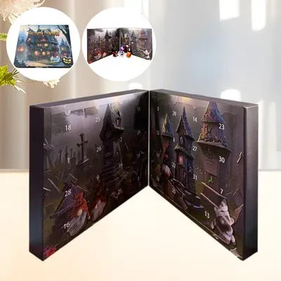 🎃Early Halloween Sale👻2024 Halloween Gnome Puzzle Countdown Calendar