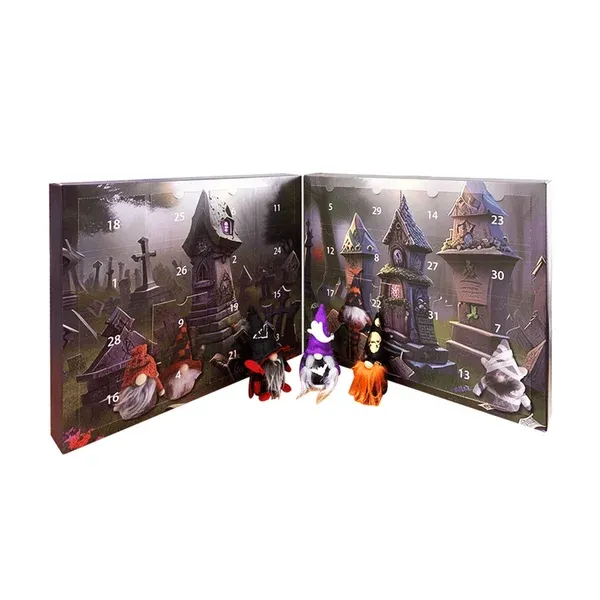 🎃Early Halloween Sale👻2024 Halloween Gnome Puzzle Countdown Calendar