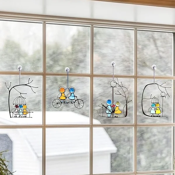 【Final 24-hour Preferential Deal】💯Suncatcher Stained Glass Art Window Hangings