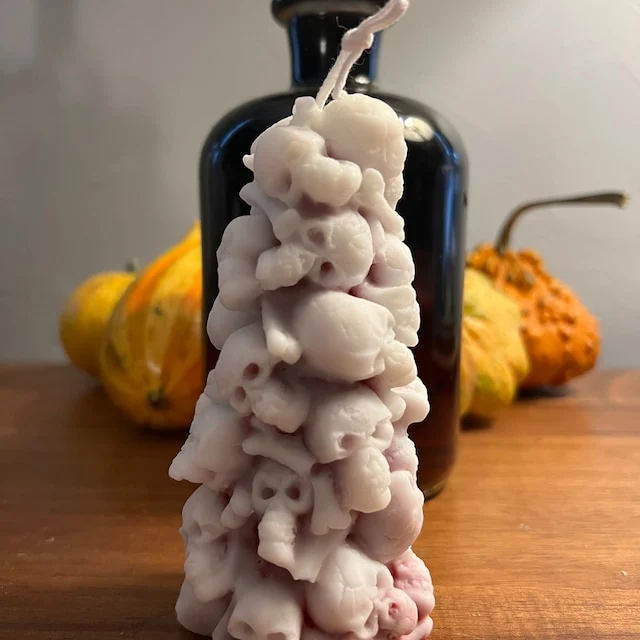💀🕯️Skull Head Mountain Candles-Halloween Decoration Special Gift