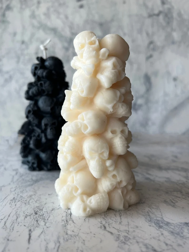 💀🕯️Skull Head Mountain Candles-Halloween Decoration Special Gift