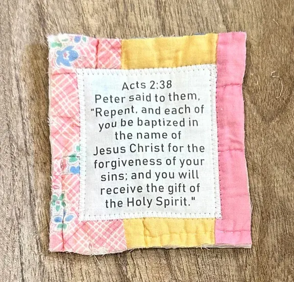 Last Day 49%OFF - Prayer Quilt with cross inside