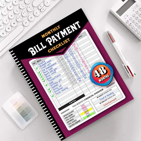 🔥LAST DAY 48% OFF - Bill Payment Management Book