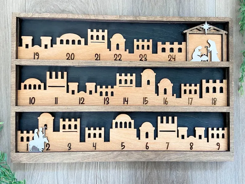 ✨BUY 2 FREE SHIPPING❤️Nativity Advent Calendar