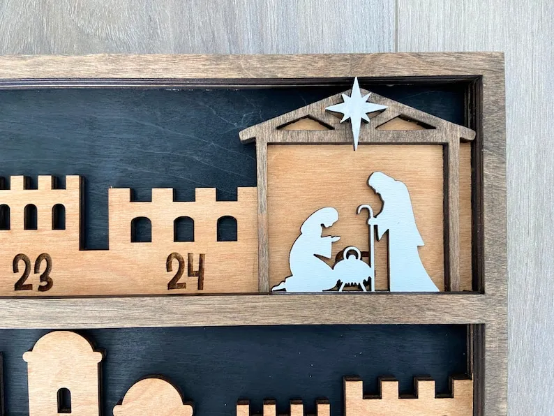 ✨BUY 2 FREE SHIPPING❤️Nativity Advent Calendar