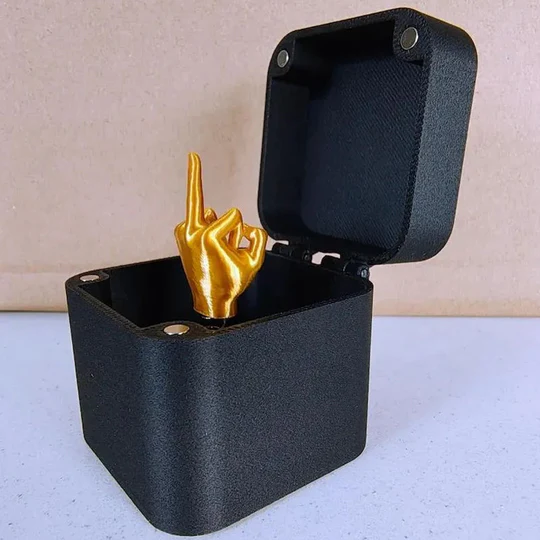 The perfect gift 🎁- the middle finger in the box