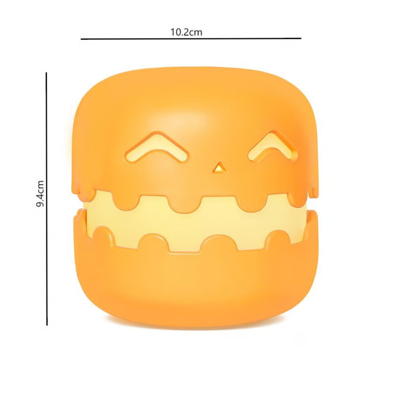 🎃 Pumpkin Night Light - Rechargeable LED Lamp with Adjustable Brightness & Timer for Halloween Decor ✨-Festivesl