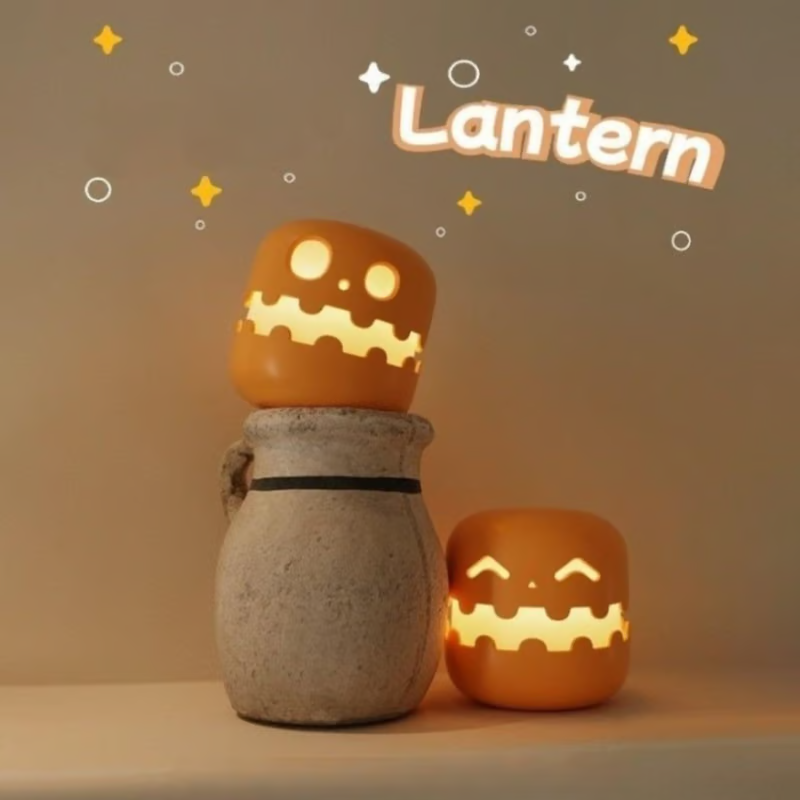 🎃 Pumpkin Night Light - Rechargeable LED Lamp with Adjustable Brightness & Timer for Halloween Decor ✨-Festivesl