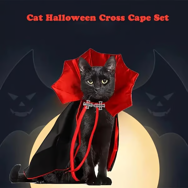 🧛🧛Halloween Vampire Count Pet Cloak