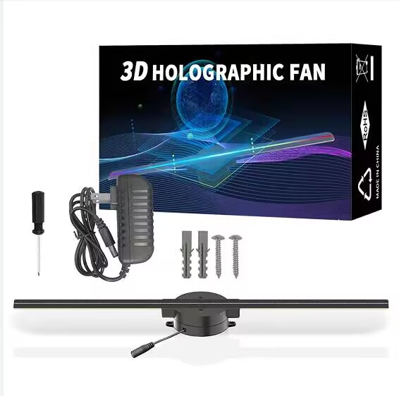 🔥Halloween Sale 49% OFF🔥3D Hologram LED Fan Projector