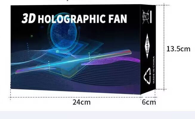 🔥Halloween Sale 49% OFF🔥3D Hologram LED Fan Projector