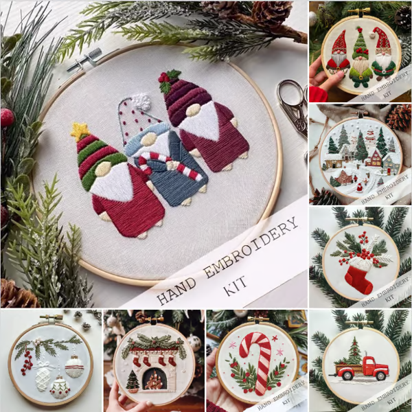 🔥LAST DAY PROMOTION 49% OFF 🔥 - 🎄Christmas Embroidery KIT