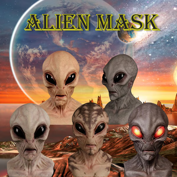 🎃 Special Halloween Offer 48% Off - Halloween Alien Mask - Buy 2 Get Freeshipping