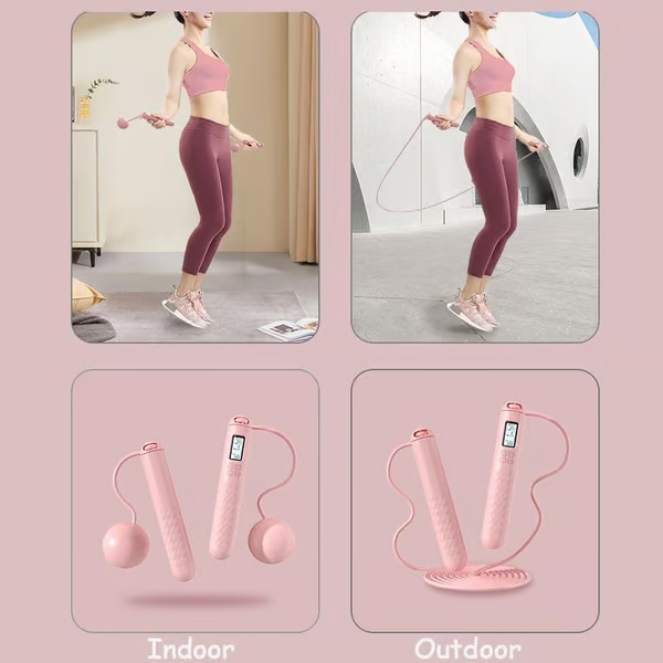 💗HOT SALE💗Skipping Rope with Counter(Gravity Ball with/without Rope) , For Lose Weight, Burn Calories-Festivesl