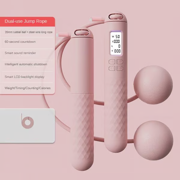 💗HOT SALE💗Skipping Rope with Counter(Gravity Ball with/without Rope) , For Lose Weight, Burn Calories-Festivesl