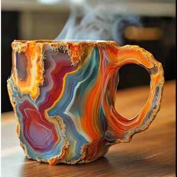 🔥Last 4 hours 57% OFF -🥃2024 New Mineral Crystal Coffee Mugs