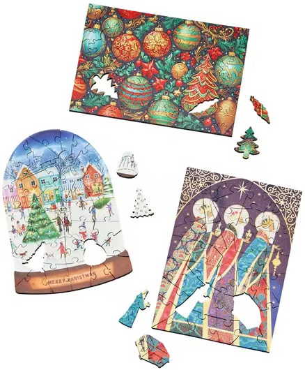 🎄Christmas Pre-Sale 57% OFF🎁🧩24 Days Of Christmas Puzzles Advent Calendar