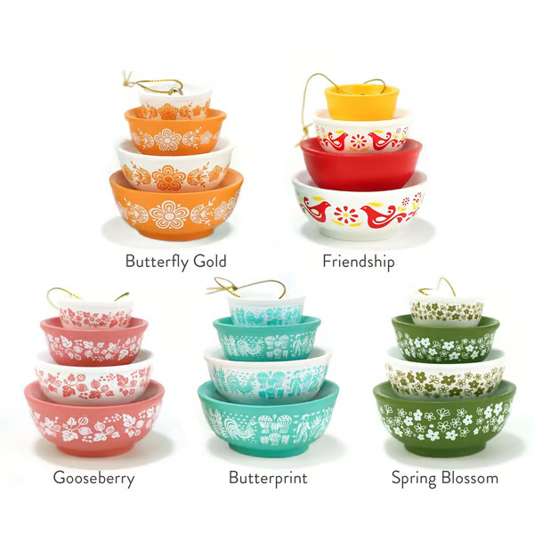 💥Christmas Sale 49% OFF🎁Vintage Stack Bowl Christmas Ornament