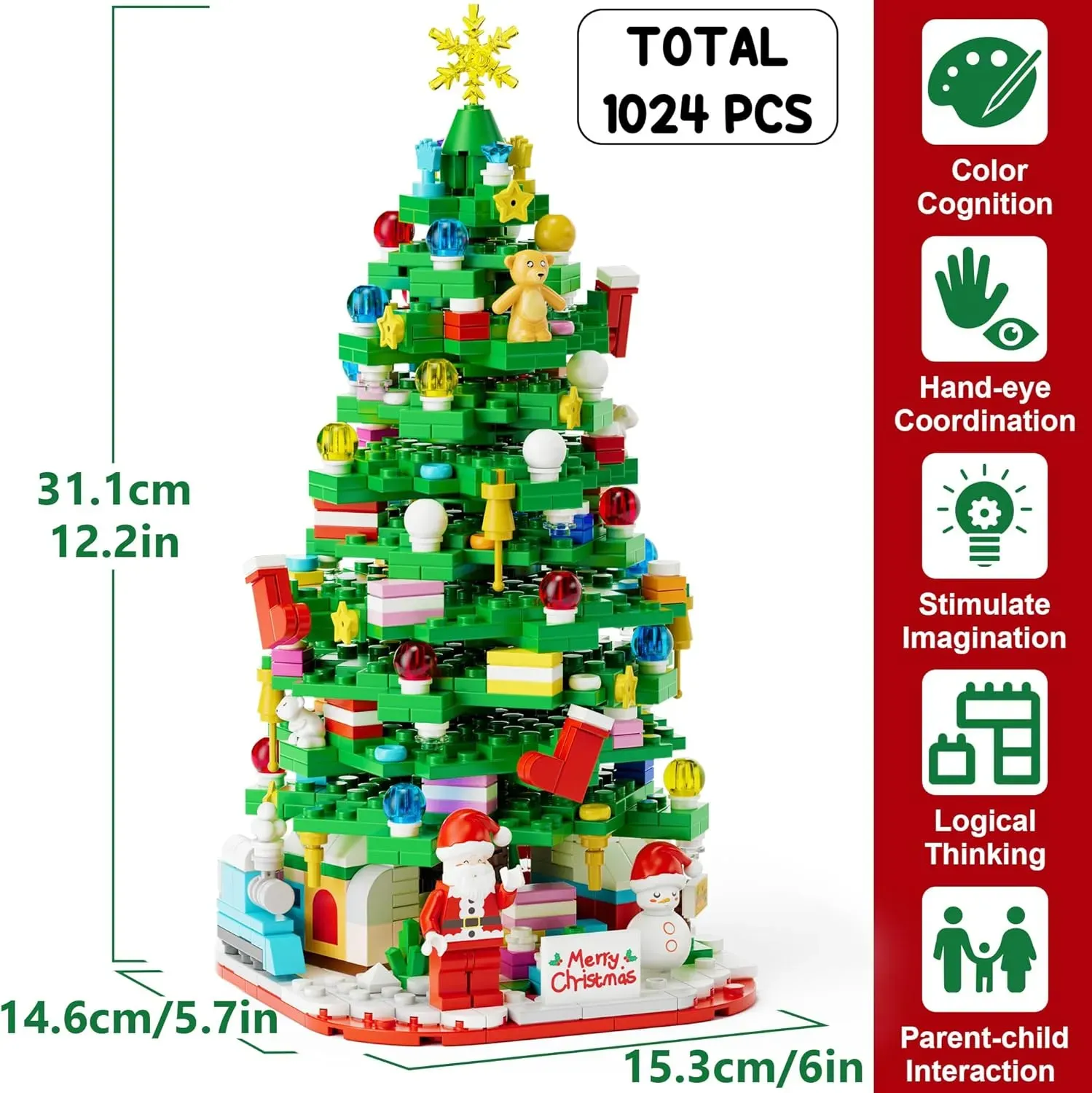 🌻2024 Advent Calendar 24 Days Sunflower Bouquet Building Blocks🌲