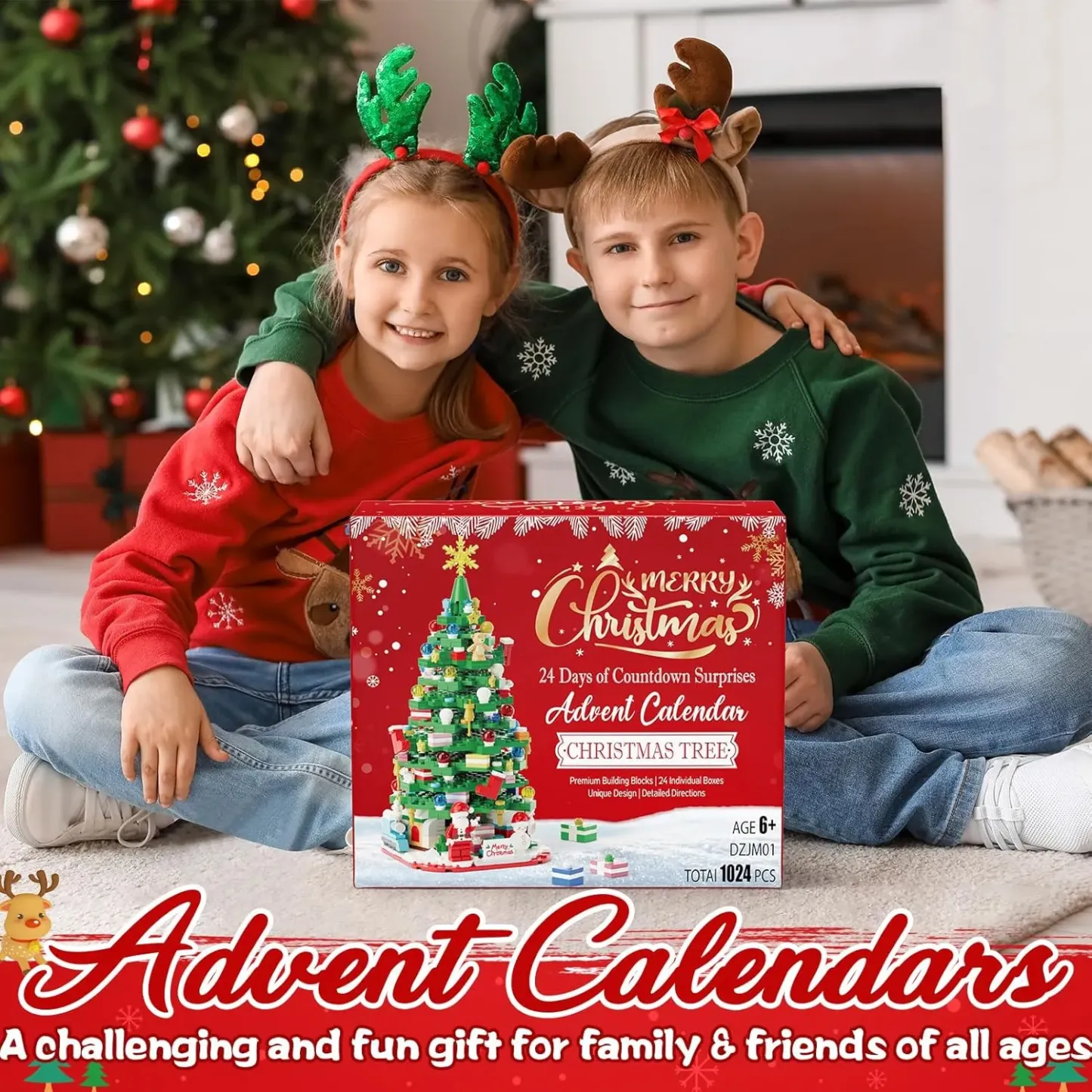 🌻2024 Advent Calendar 24 Days Sunflower Bouquet Building Blocks🌲