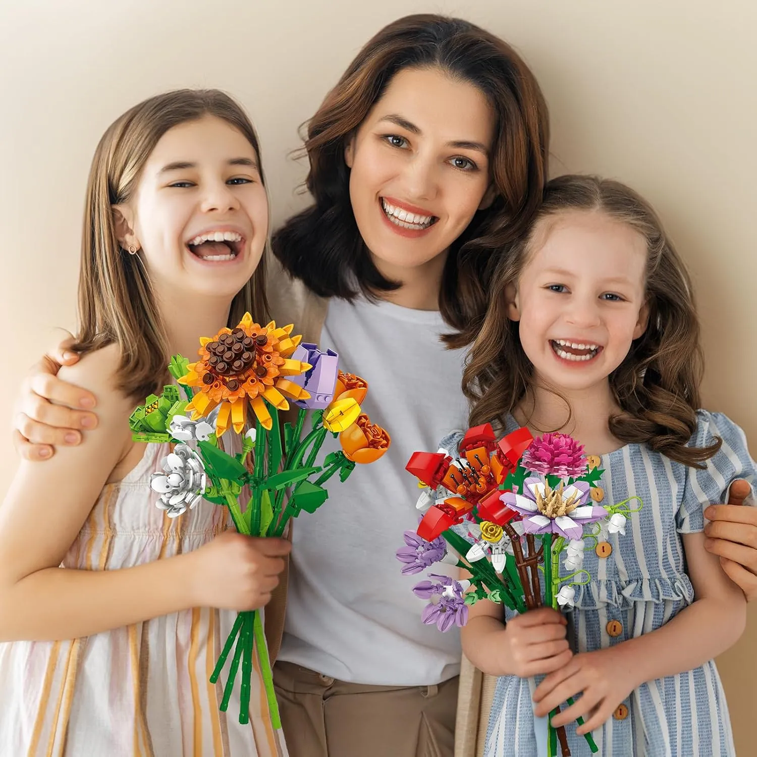 🌻2024 Advent Calendar 24 Days Sunflower Bouquet Building Blocks🌲