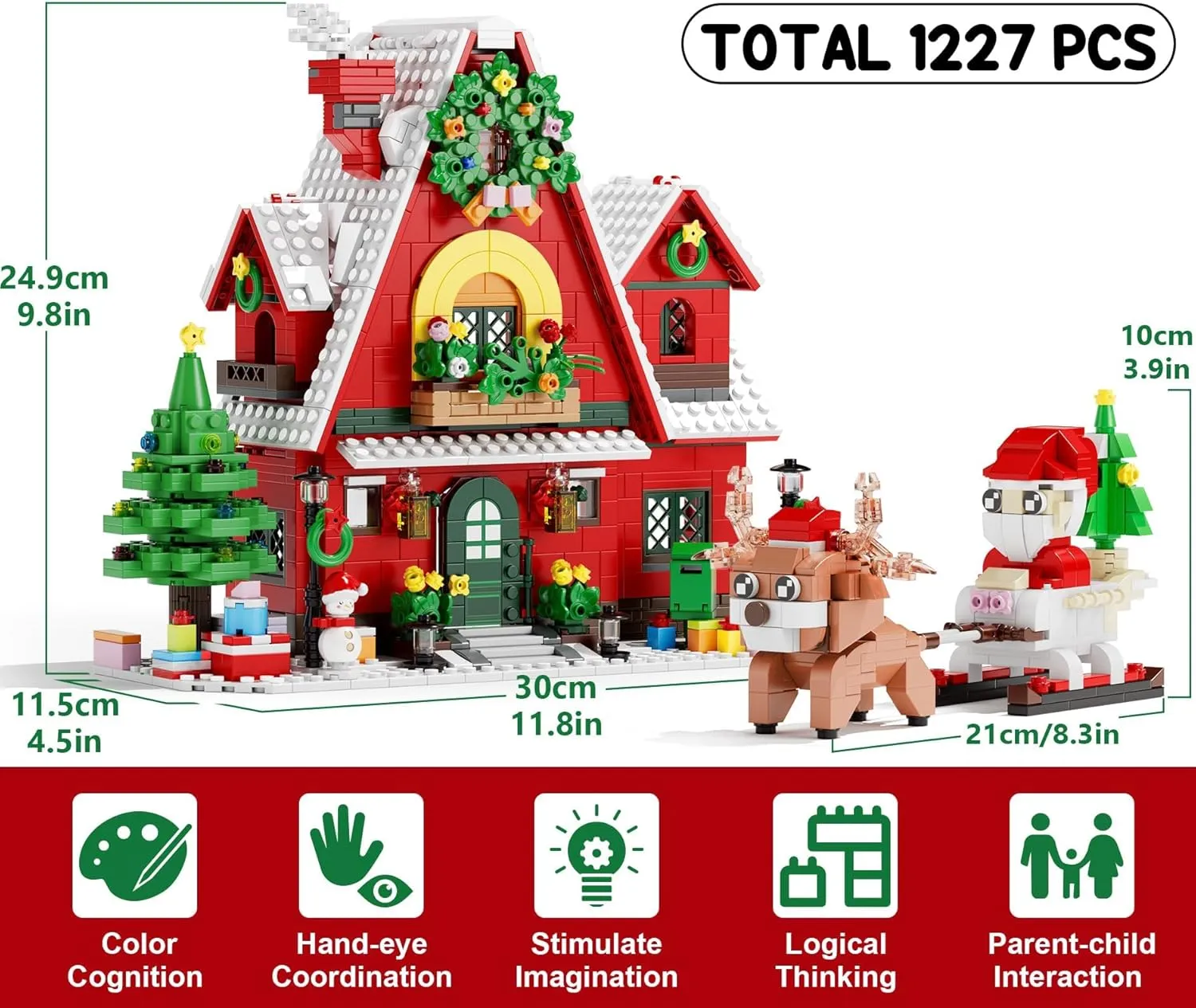 🌻2024 Advent Calendar 24 Days Sunflower Bouquet Building Blocks🌲