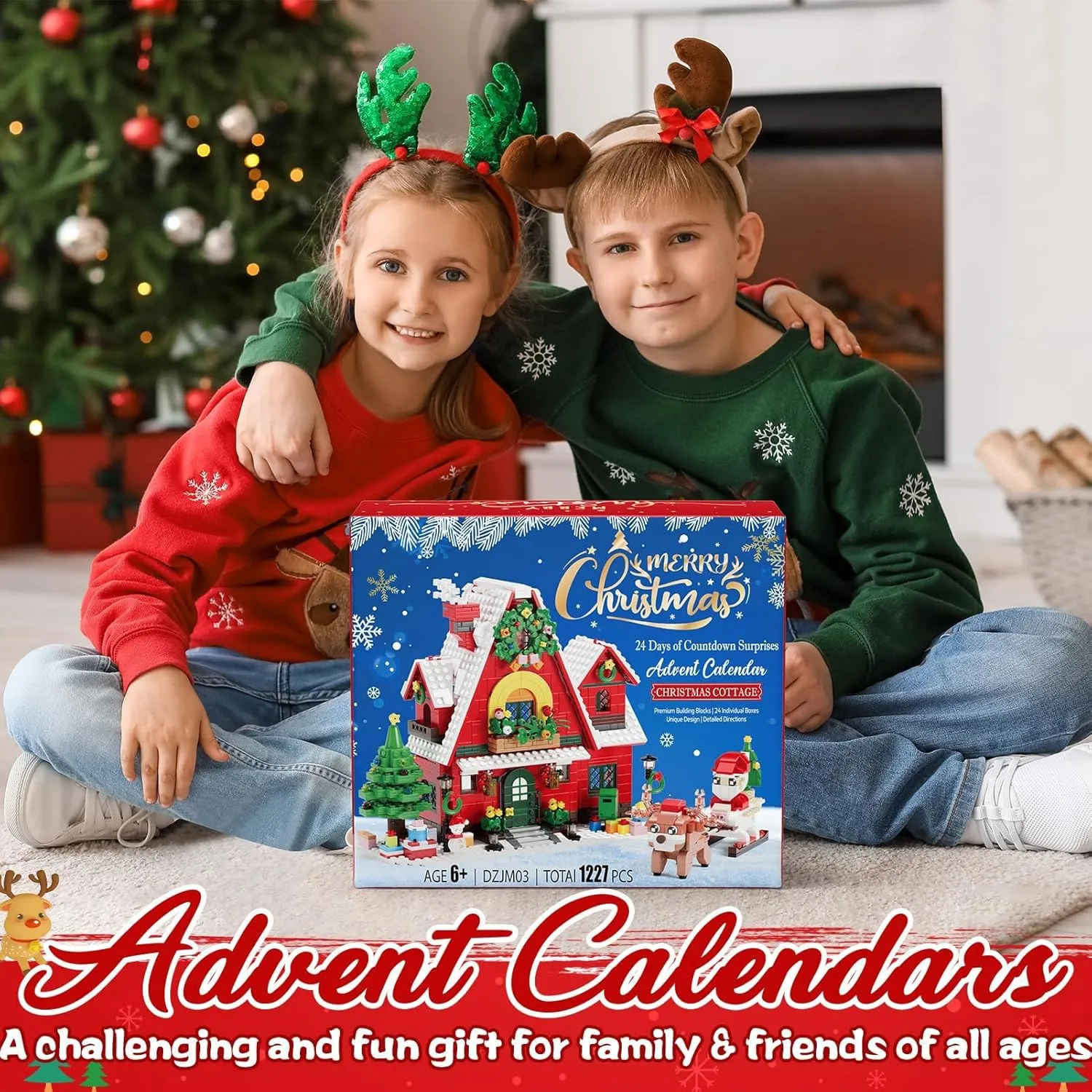 🌻2024 Advent Calendar 24 Days Sunflower Bouquet Building Blocks🌲