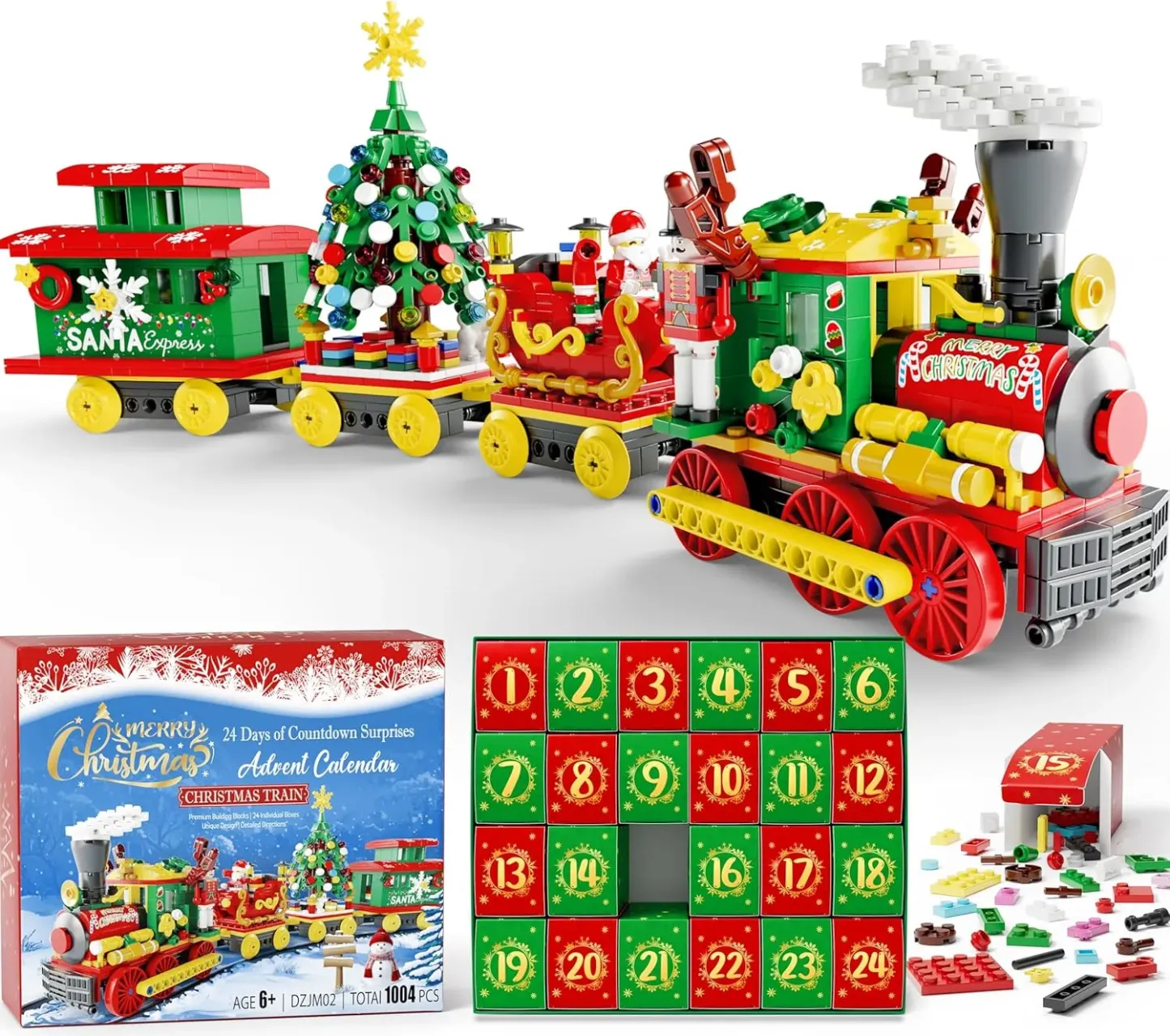 🌻2024 Advent Calendar 24 Days Sunflower Bouquet Building Blocks🌲