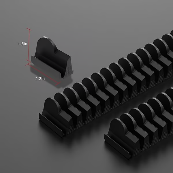 🔧 Adjustable Modular Magnetic Wrench Organizer for Tool Drawers - 🧲 Metric & SAE Labeled, Perfect Magnetic Tool Storage Rack ⚙️-Festivesl