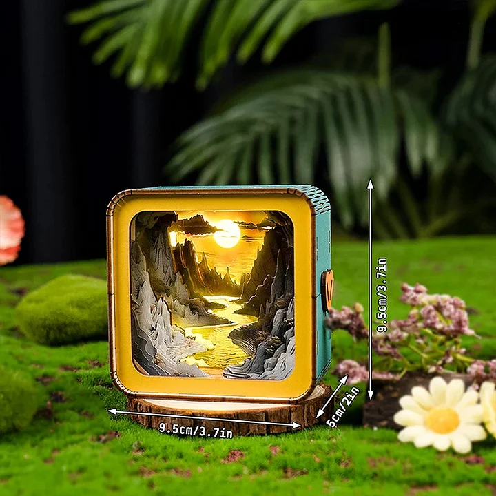 🔥LAST DAY SALE 49% OFF🎁Long River Sunset Kit - 3D Wooden Puzzle Night Light