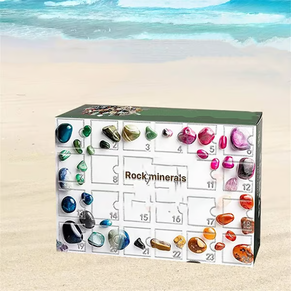 (🎅Early Xmas Sale - Save 70% OFF🎅)Crystal ore Advent Calendar 2025-Contains 24 Crystal ore gifts-BUY 2 FREE SHIPPING-Festivesl