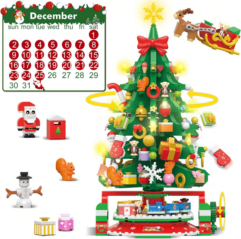 ✨Last Day 70% OFF 🎁Advent Calendar 2024 Christmas Tree Building Set