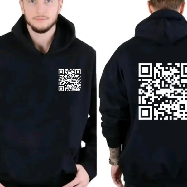 🎄Christmas Hot Sale 49% OFF🔥Funny FU QR Code Hoodie(Buy 2 Get Free S