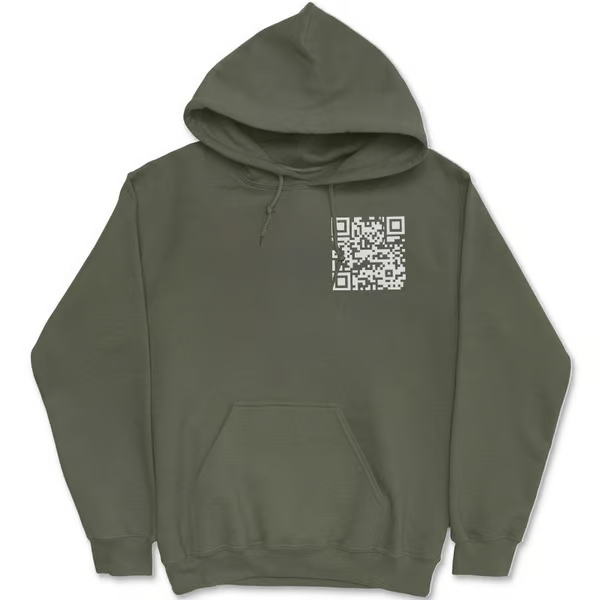 🎄Christmas Hot Sale 49% OFF🔥Funny FU QR Code Hoodie(Buy 2 Get Free Shipping)