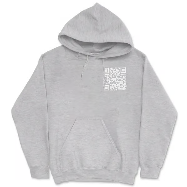 🎄Christmas Hot Sale 49% OFF🔥Funny FU QR Code Hoodie(Buy 2 Get Free Shipping)